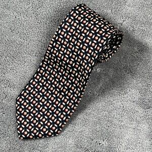 Brooks Brothers Men's Tie Multicolor Silk Geometric 1818 Designer Made In USA‎